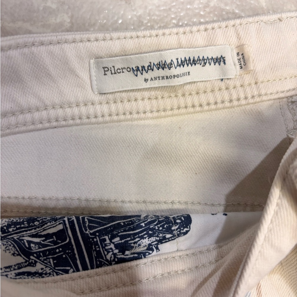 Anthropologie Pilcro Fleur High-Rise Slim Boyfriend Jeans Size 28 - Picture 13 of 13